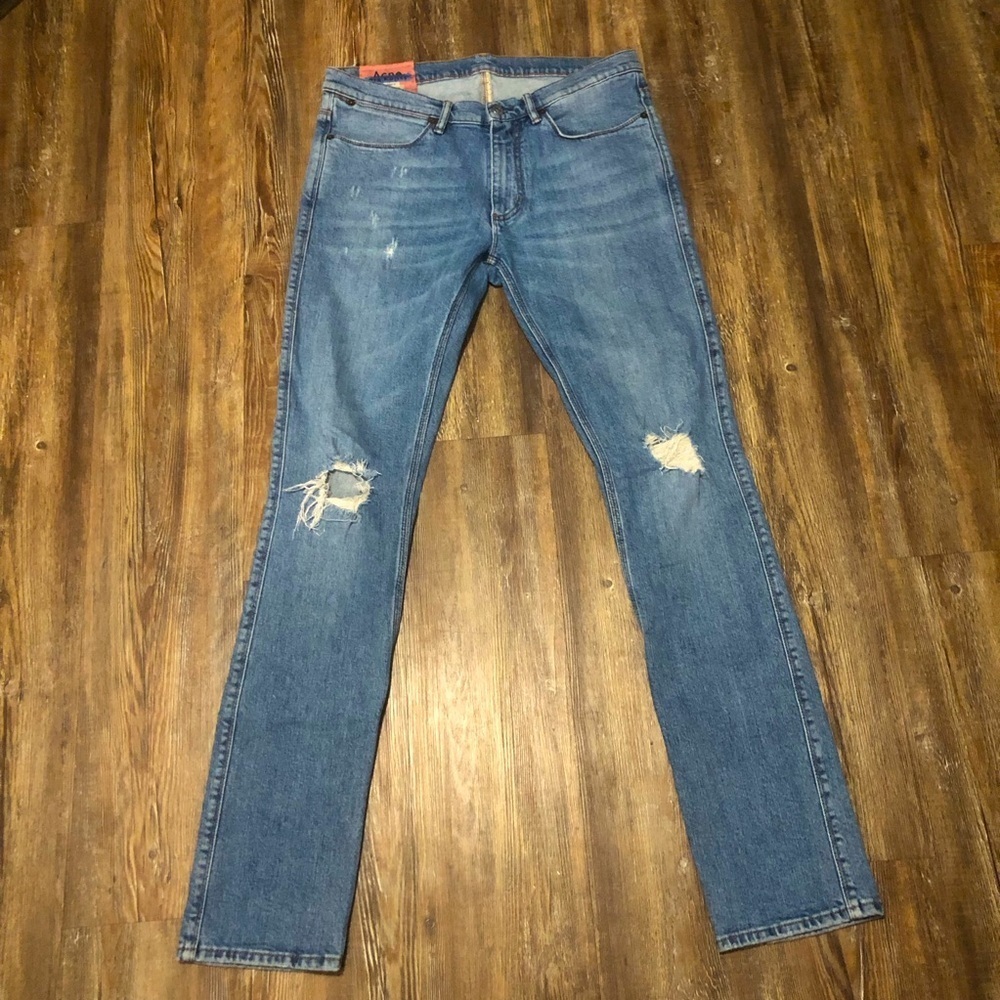Acne Blue Slim Men Jeans